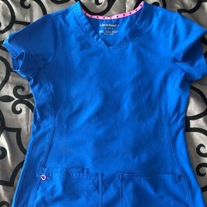 HeartSoul Royal Blue Scrub set